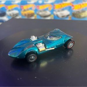 🔥🔥 Original 1968 Hot Wheels TwinMill Redline in Teal... USA Base